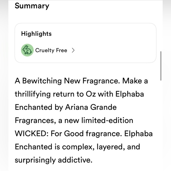 Wicked for Good Perfume Elphaba Enchanted and Conair Compact Mirror Set New💚 - Picture 7 of 10